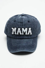 Load image into Gallery viewer, WASHED SHERPA MAMA BASEBALL CAP 40HW701: WASHED DENIM BLUE