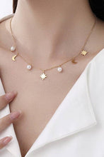 Load image into Gallery viewer, TITANIUM STEEL TARNISH FREE WATERPROOF NECKLACE | 40NK378: GOLD