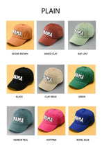 Load image into Gallery viewer, WASHED SHERPA MAMA BASEBALL CAP 40HW701: WASHED DENIM BLUE