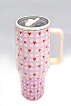 Load image into Gallery viewer, 40oz SPILL FREE STAINLESS STEEL VACUUM TUMBLER | DT1206UV: BLUEBERRY DUSTY BLUE
