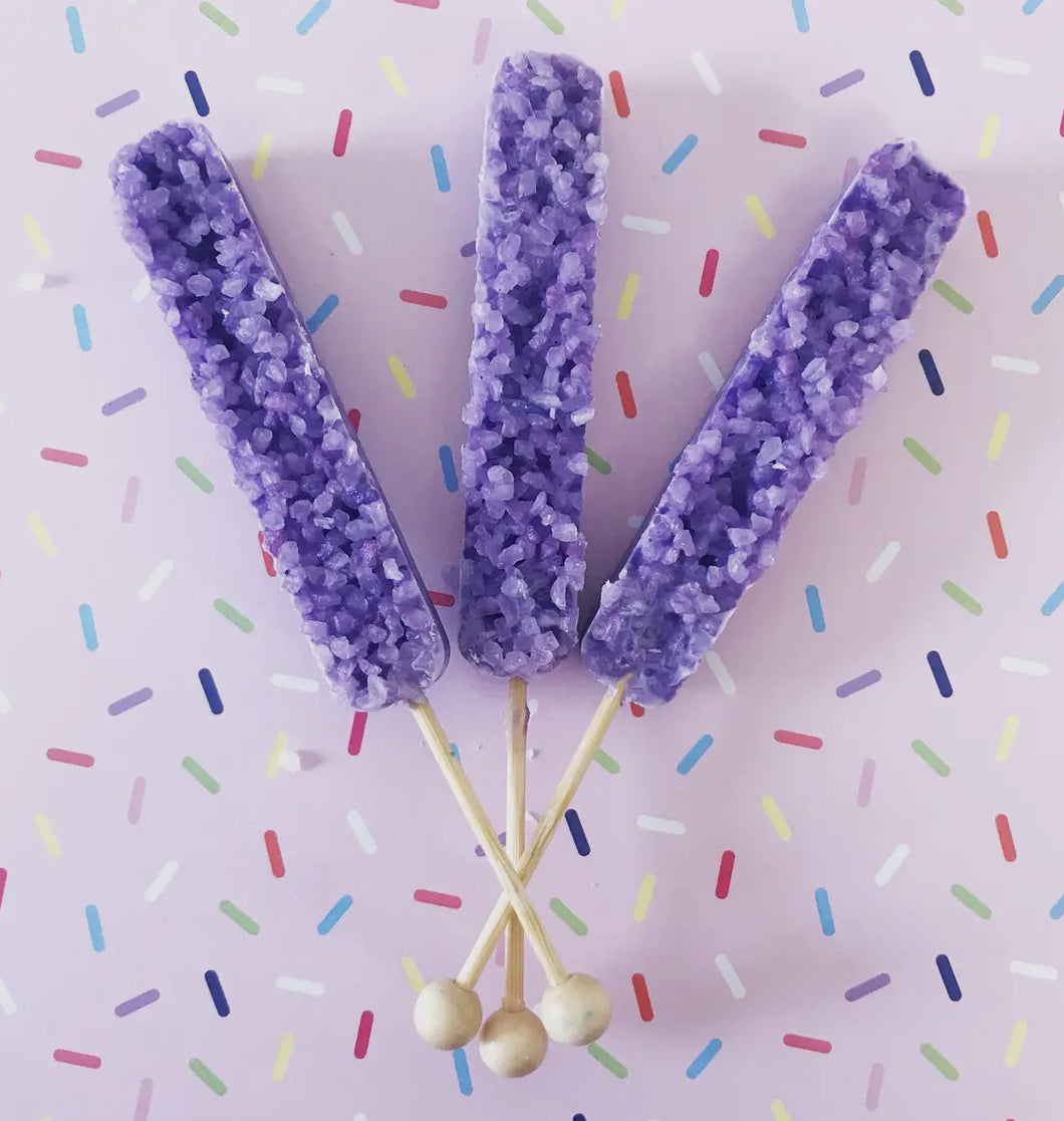 Lavender Bath Rock Candy (1ea)