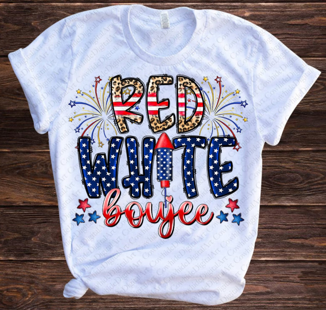 Red White Boujee