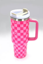 Load image into Gallery viewer, 40oz STAINLESS STEEL TUMBLER BOW | TB40OZ: BOW DITSY OFF WHITE
