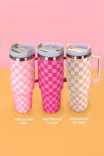 Load image into Gallery viewer, 40oz STAINLESS STEEL TUMBLER BOW | TB40OZ: BOW DITSY OFF WHITE
