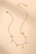 Load image into Gallery viewer, TITANIUM  STEEL TARNISH FREE WATERPROOF NECKLACE | 40NK378: GOLD
