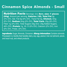 Load image into Gallery viewer, Cinnamon Spice Almonds *AUTUMN COLLECTION*
