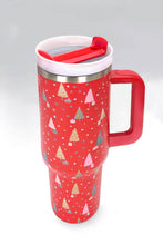 Load image into Gallery viewer, 40oz STAINLESS STEEL TUMBLER CHRISTMAS | TB40OZ: XMAS NUTCRAKER FUCHSIA

