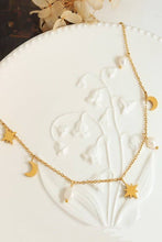 Load image into Gallery viewer, TITANIUM  STEEL TARNISH FREE WATERPROOF NECKLACE | 40NK378: GOLD

