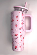 Load image into Gallery viewer, 40oz SPILL FREE STAINLESS STEEL VACUUM TUMBLER | DT1206UV: BLUEBERRY DUSTY BLUE
