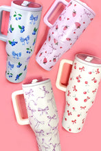 Load image into Gallery viewer, 40oz SPILL FREE STAINLESS STEEL VACUUM TUMBLER | DT1206UV: BOW CREAM
