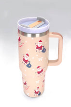 Load image into Gallery viewer, 40oz STAINLESS STEEL TUMBLER CHRISTMAS | TB40OZ: XMAS NUTCRAKER FUCHSIA
