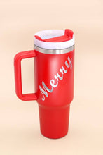 Load image into Gallery viewer, 40oz STAINLESS STEEL TUMBLER CHRISTMAS | TB40OZ: XMAS NUTCRAKER FUCHSIA
