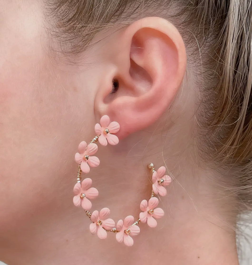 Matte Flower Earrings