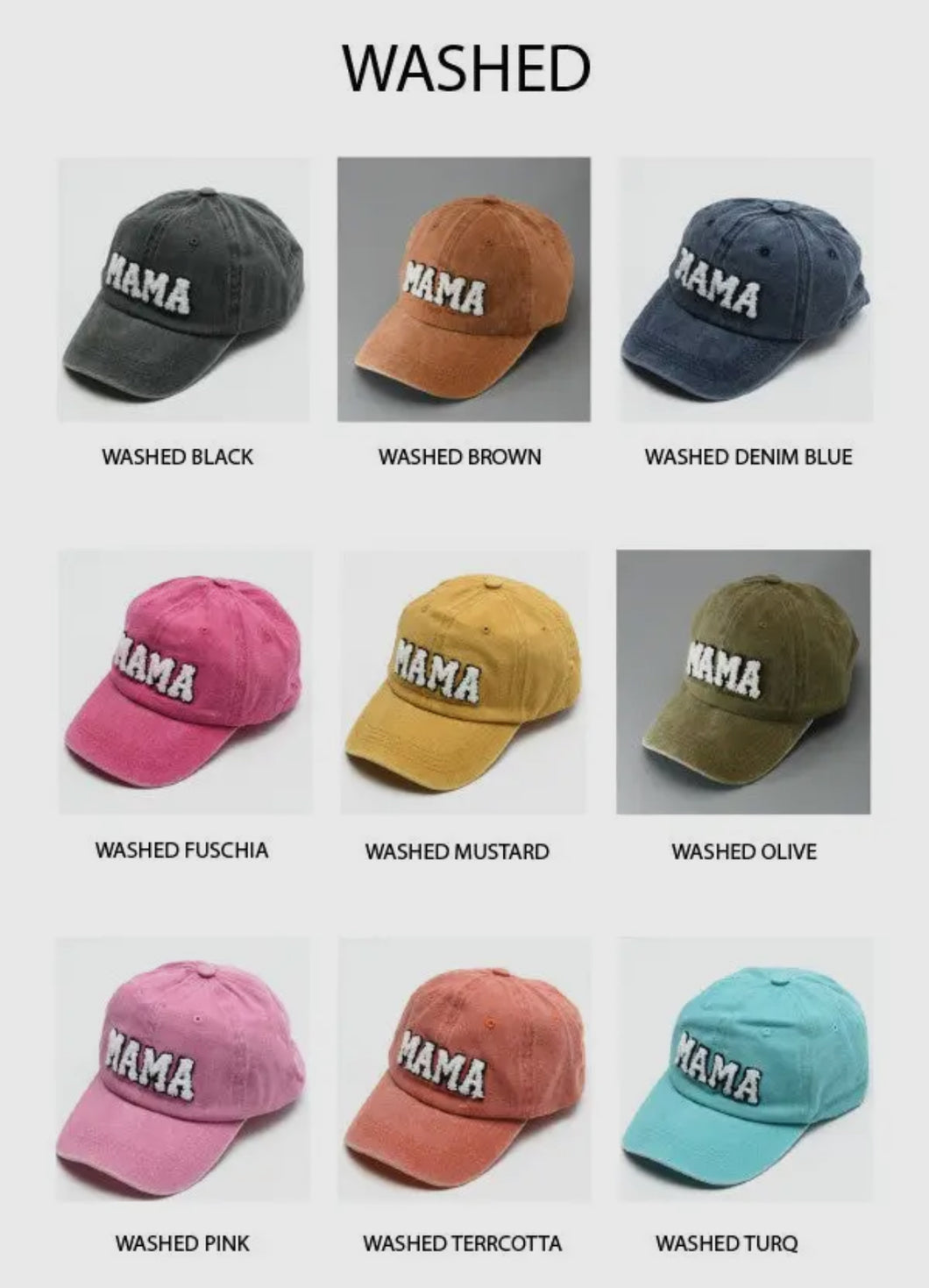 Mama Patch Hat (leave color at checkout notes)