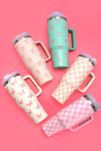 Load image into Gallery viewer, 40oz STAINLESS STEEL TUMBLER BOW | TB40OZ: BOW DITSY OFF WHITE
