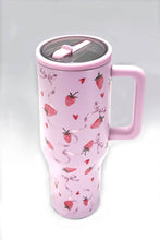 Load image into Gallery viewer, 40oz SPILL FREE STAINLESS STEEL VACUUM TUMBLER | DT1206UV: BLUEBERRY DUSTY BLUE
