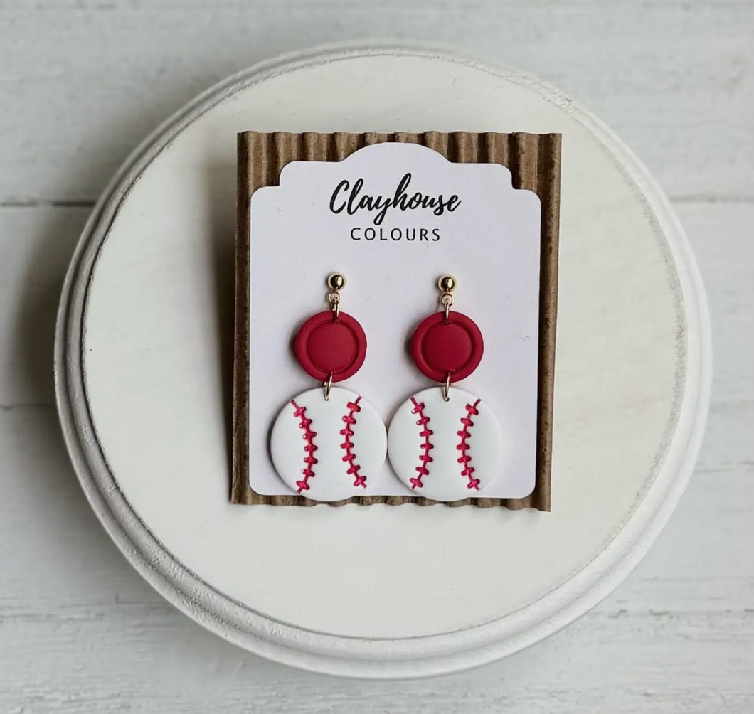 (Copy) Baseball Stud Earrings