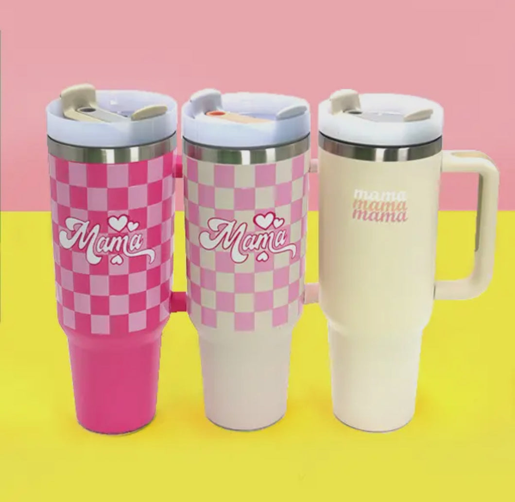 40oz Mama Stainless Tumbler (leave color at checkout notes)