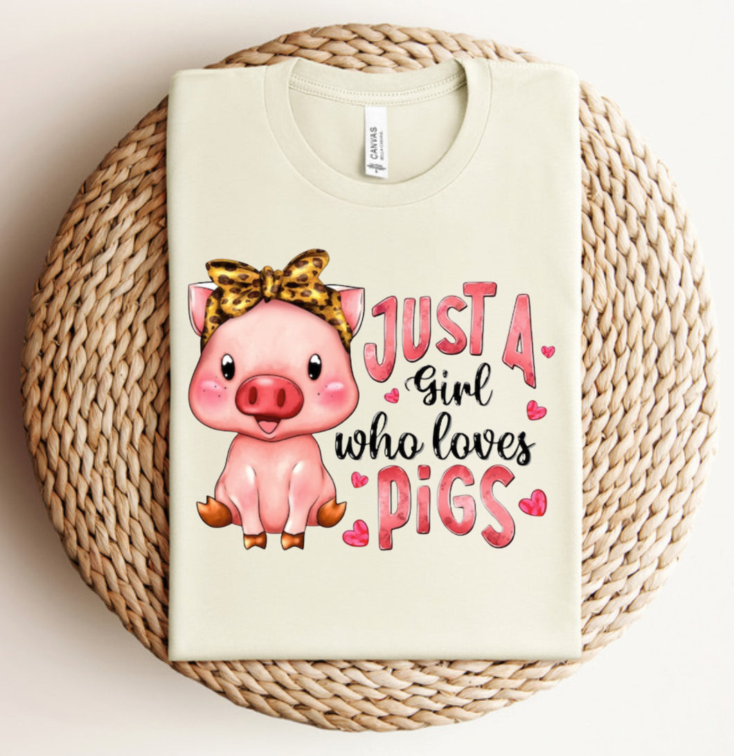 A Girl Who Loves Pigs