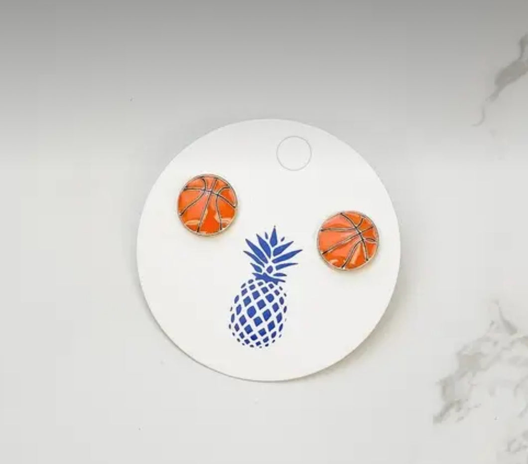 Basketball Earrings