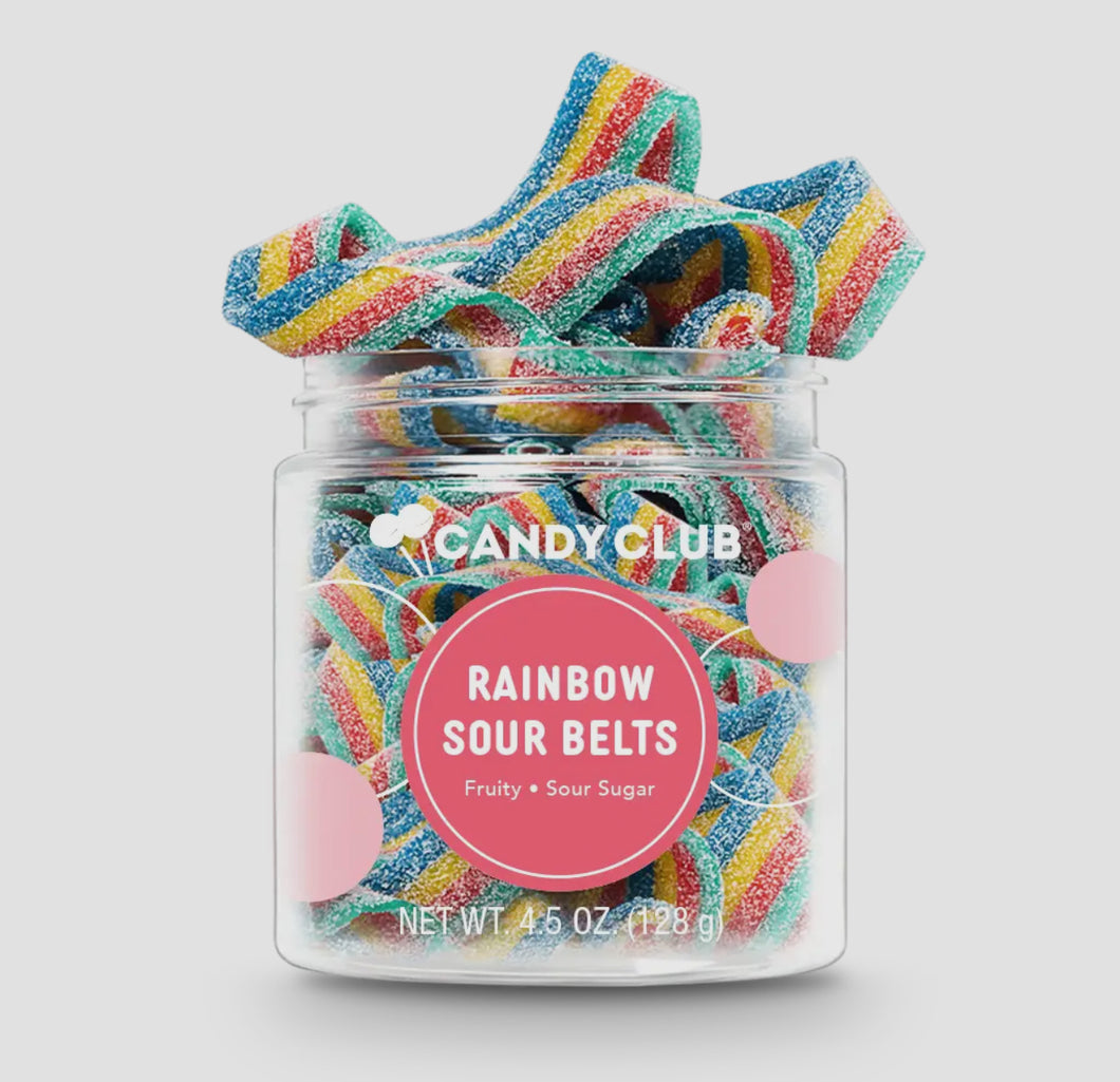 Rainbow Sour Belts Candy