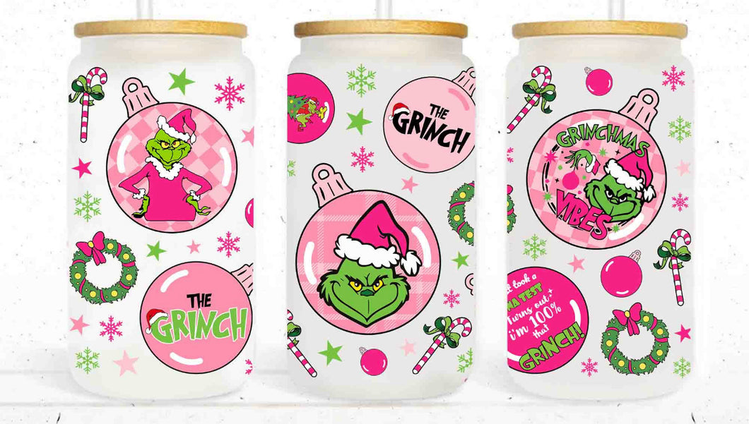 A Pink Greenmas Cup