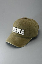 Load image into Gallery viewer, WASHED SHERPA MAMA BASEBALL CAP 40HW701: WASHED OLIVE
