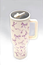 Load image into Gallery viewer, 40oz SPILL FREE STAINLESS STEEL VACUUM TUMBLER | DT1206UV: BLUEBERRY DUSTY BLUE
