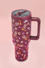 Load image into Gallery viewer, 40oz SPILL FREE STAINLESS STEEL VACUUM TUMBLER | DT1206UV: BLUEBERRY DUSTY BLUE
