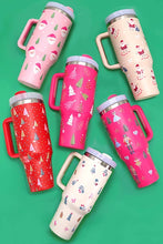 Load image into Gallery viewer, 40oz STAINLESS STEEL TUMBLER CHRISTMAS | TB40OZ: XMAS NUTCRAKER FUCHSIA
