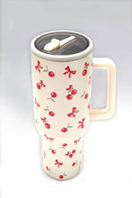 Load image into Gallery viewer, 40oz SPILL FREE STAINLESS STEEL VACUUM TUMBLER | DT1206UV: BLUEBERRY DUSTY BLUE
