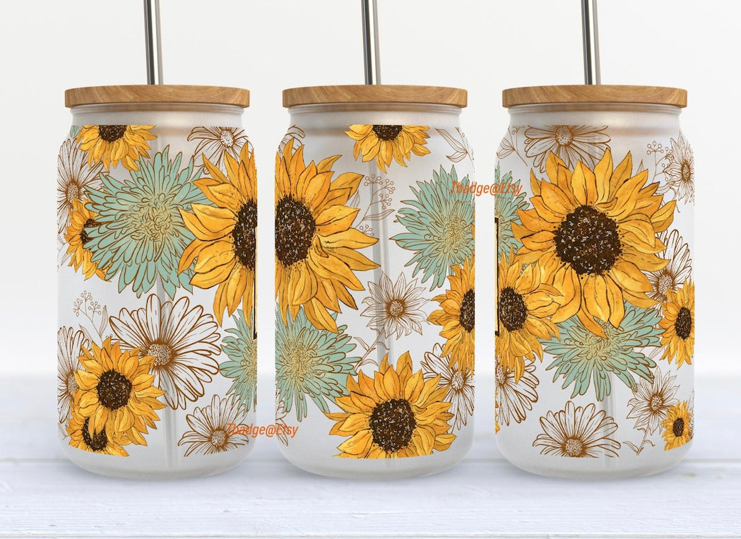 Retro Sunflower Cup