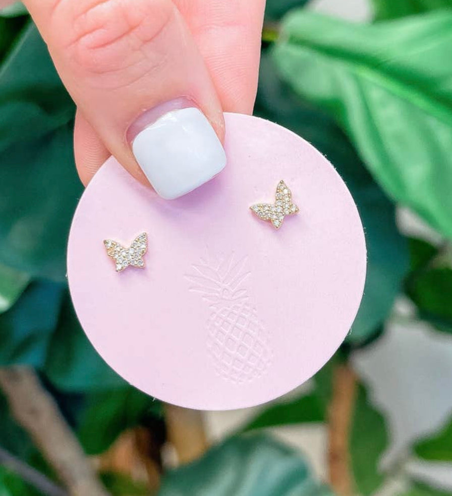 Butterfly Stud Earrings