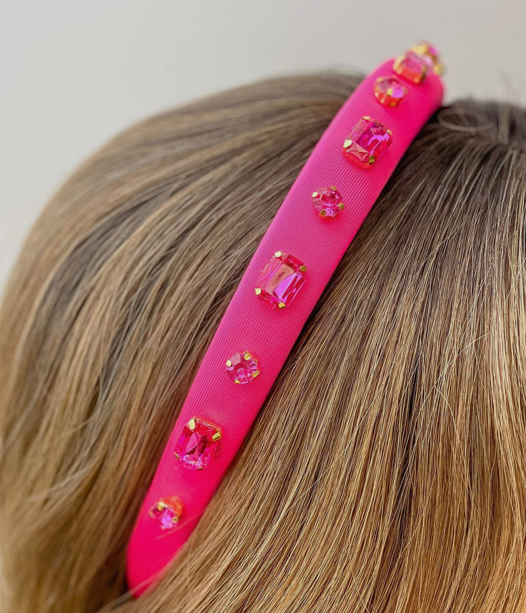 Pink Stone Headband