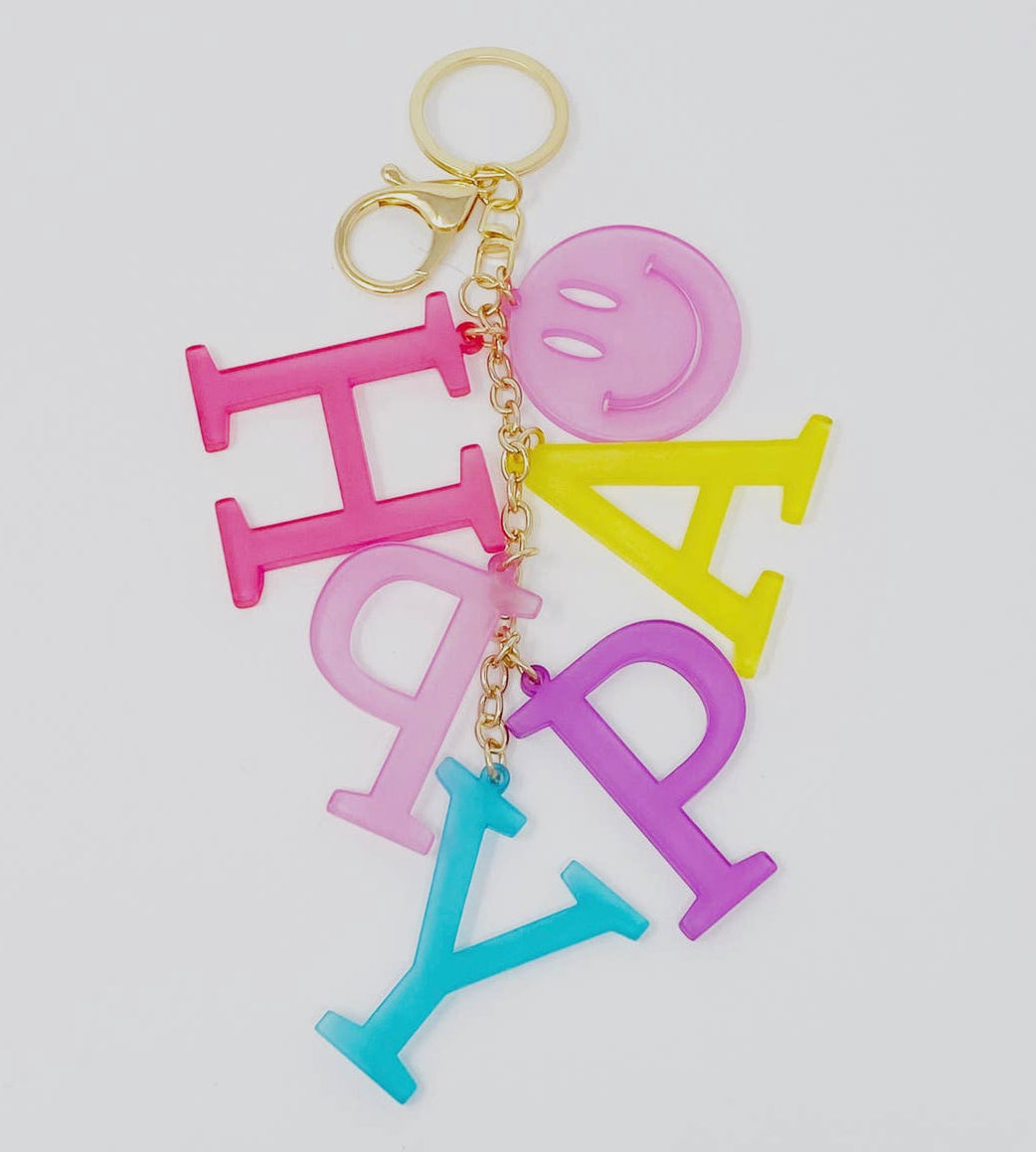 Happy Key Chain