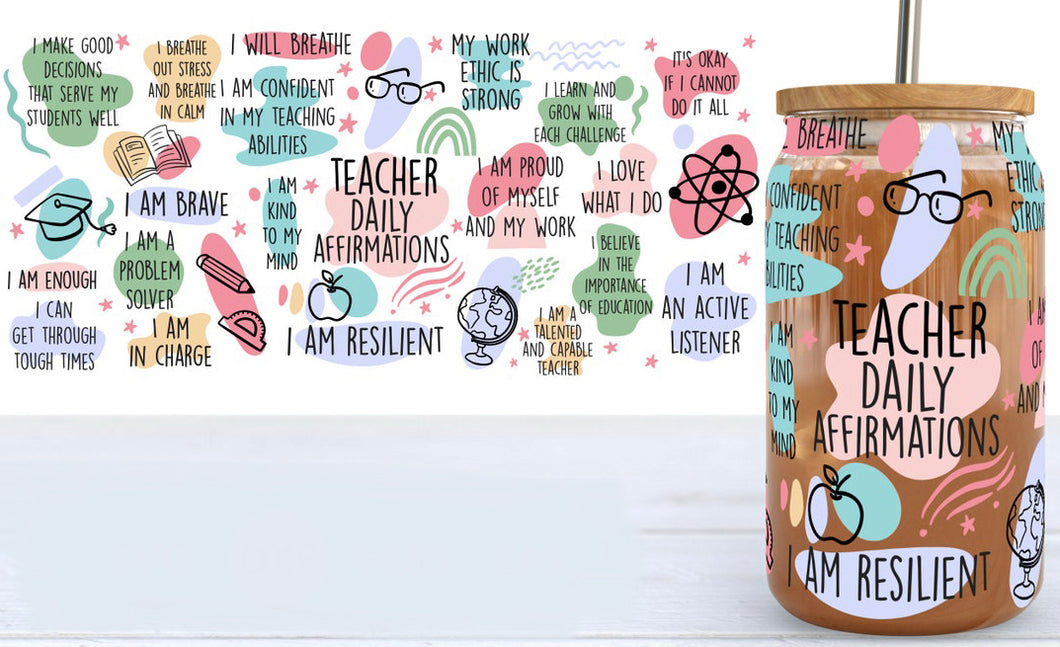 Teacher Affirmations Cup