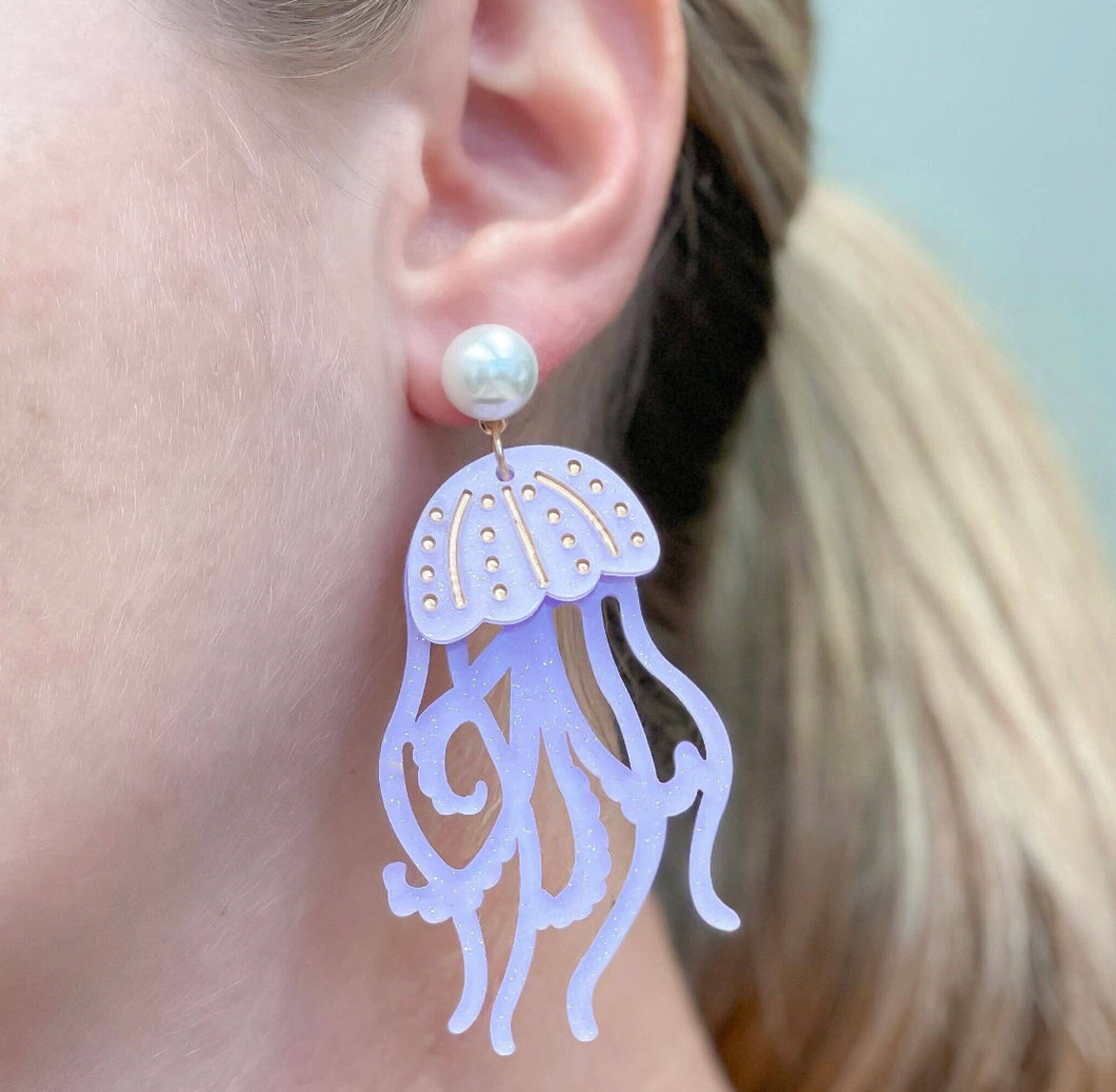 Jellyfish Dangle Earrings