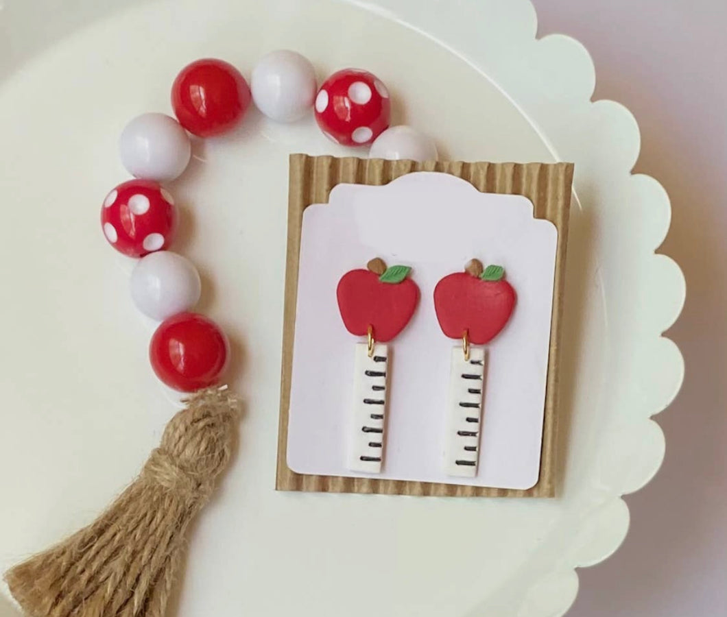 Apple Ruler Earrings