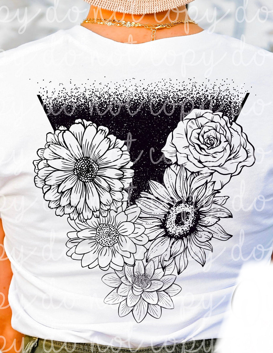 V Flower TShirt