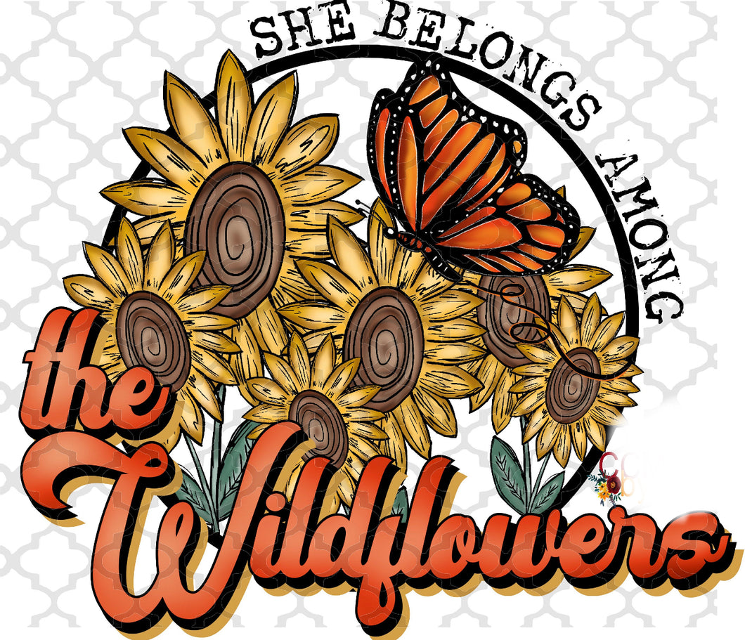 Among the Wildflowers TShirt