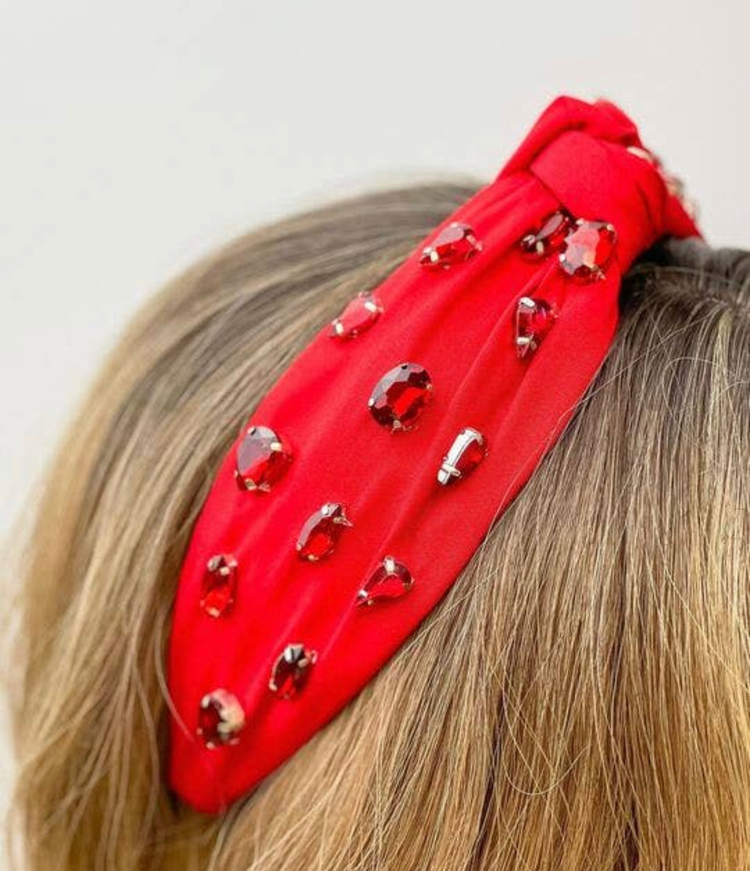 Red Jeweled Headband