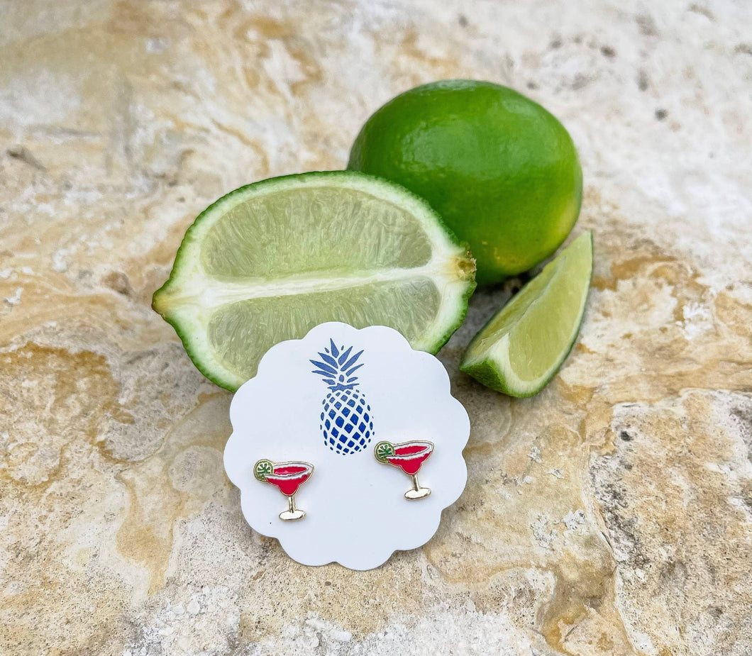 Strawberry Margarita Earrings