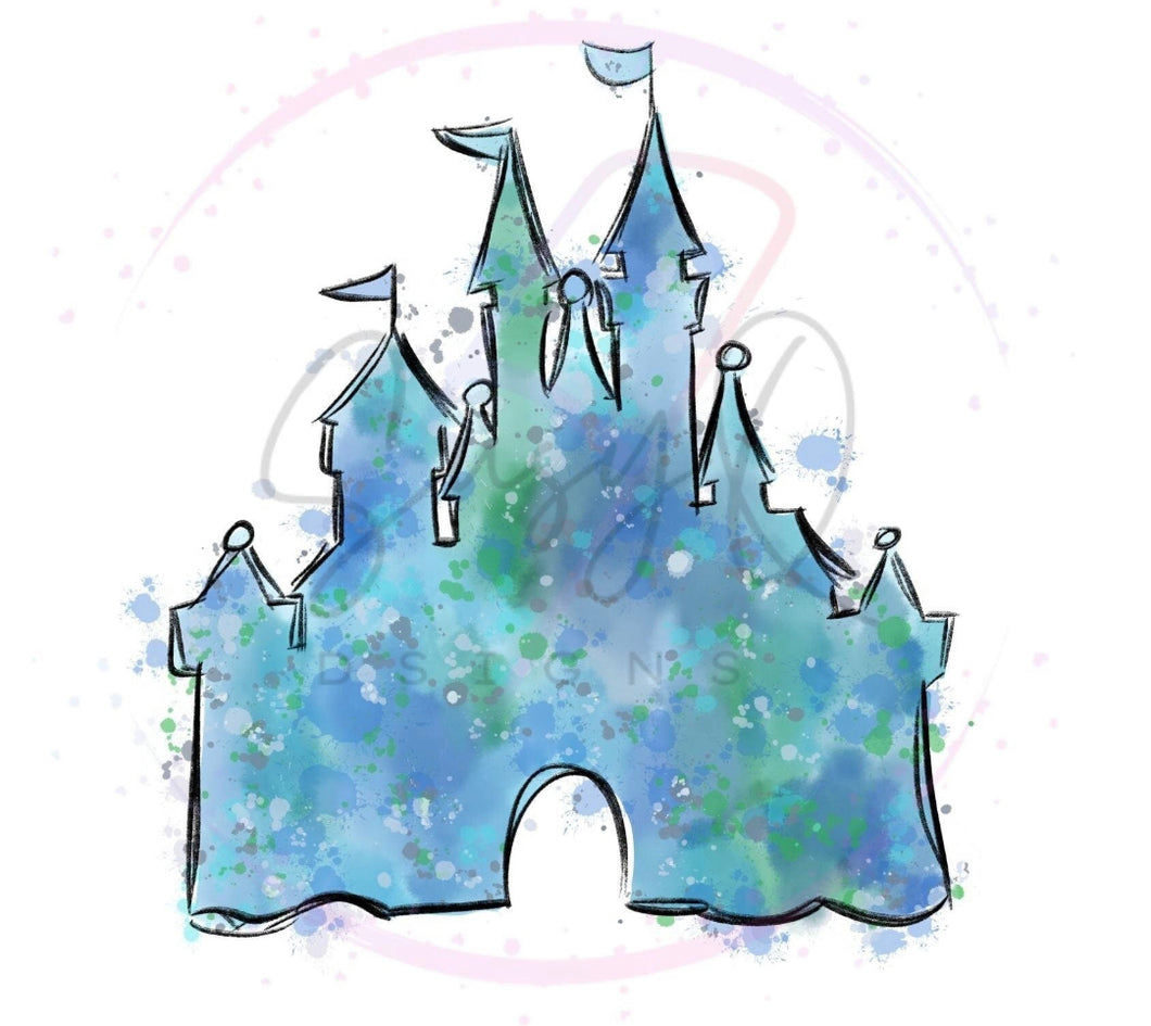 Watercolor Castle