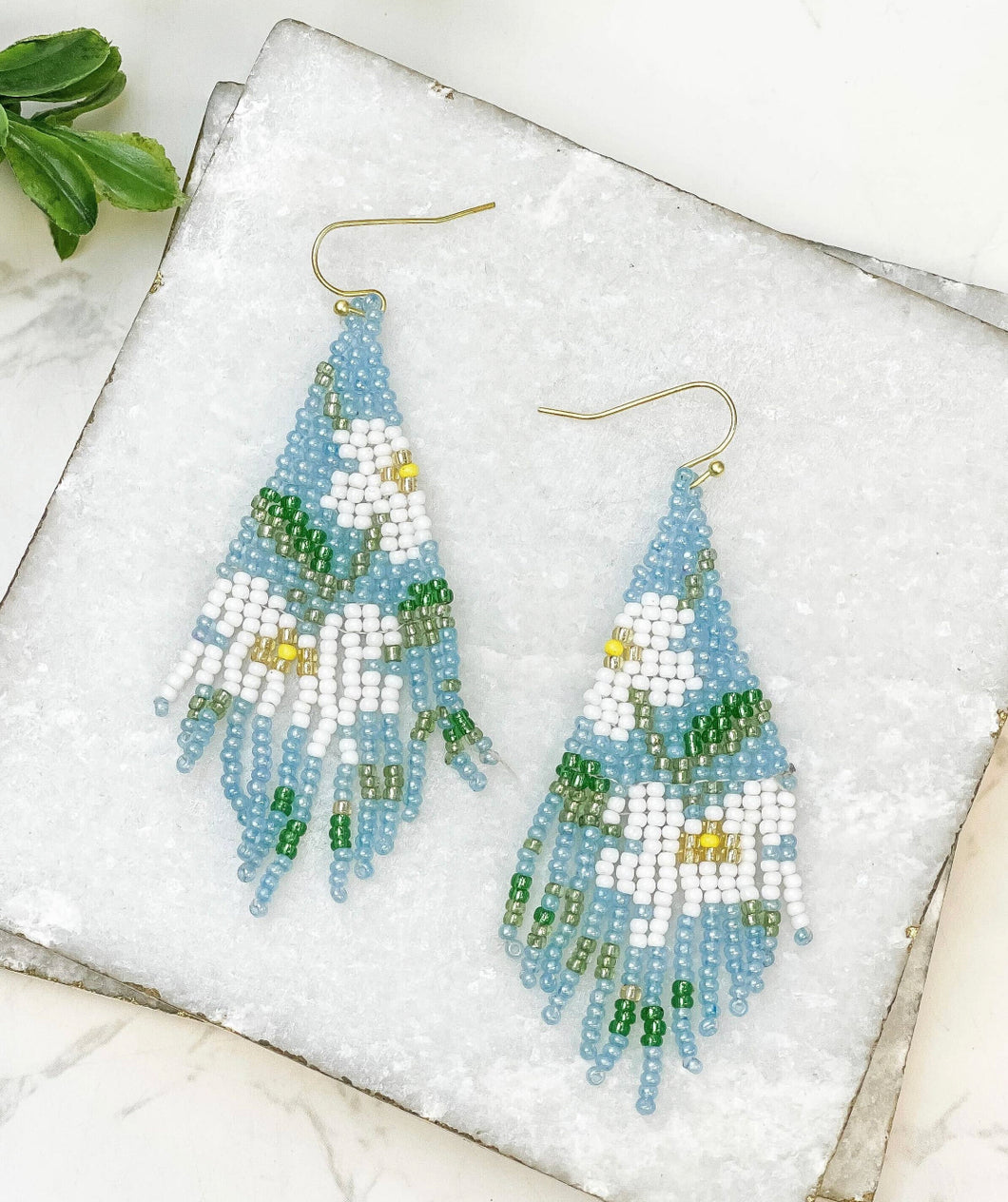 Floral Seed Earrings