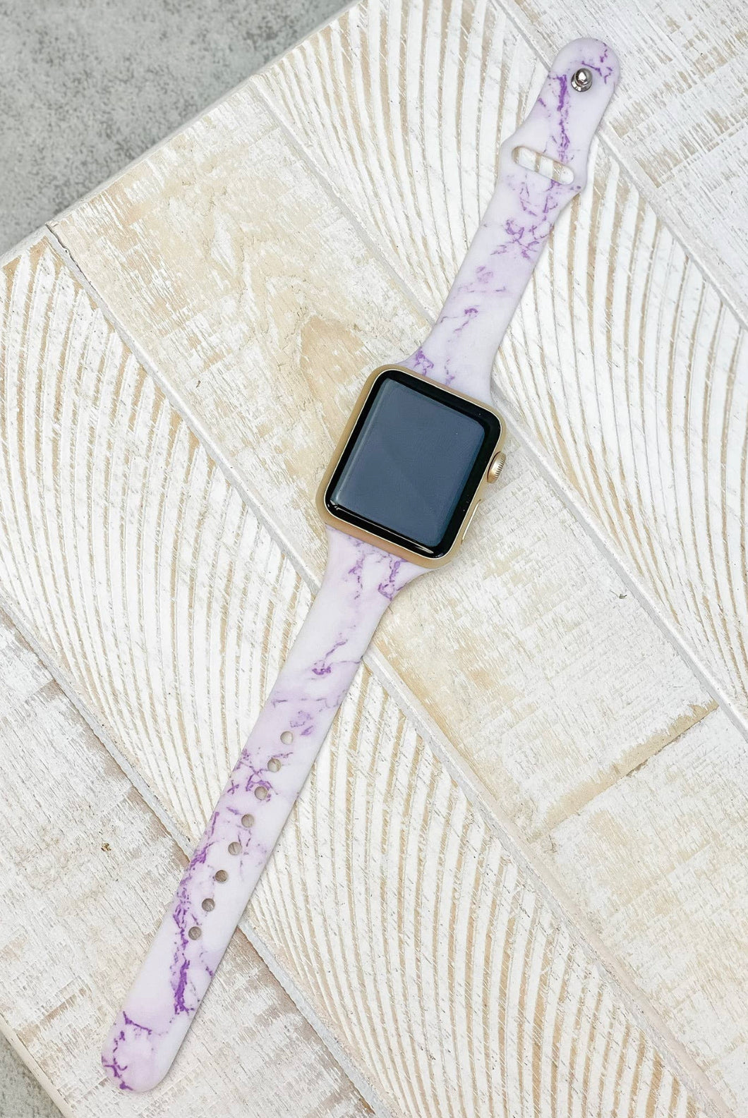 Purple Marble Watch Band