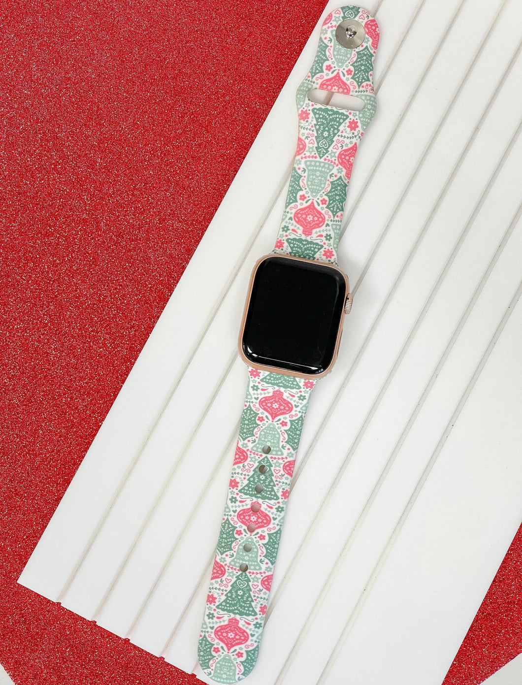 Christmas Tree Watch Band