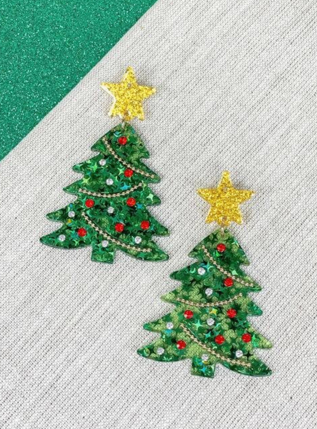 Xmas Tree Earrings