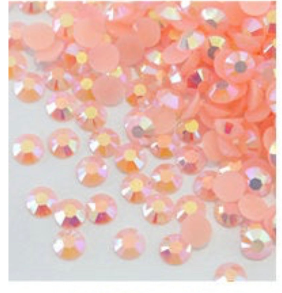 Pink Rhinestone Hair Glitter