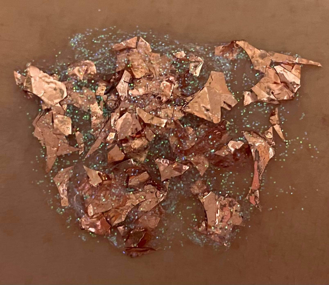 Flaking Rose Gold