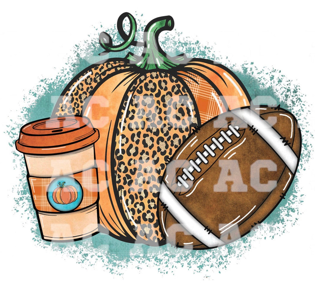 Pumpkin Spice Football Shirt